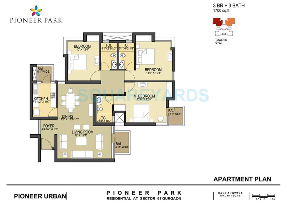 Pioneer Park Phase 1 — floor plan 3
