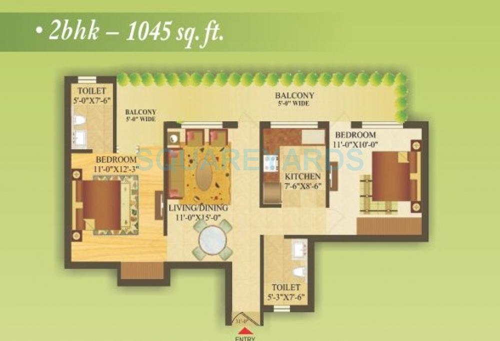 Gardenia Gateway — floor plan 1