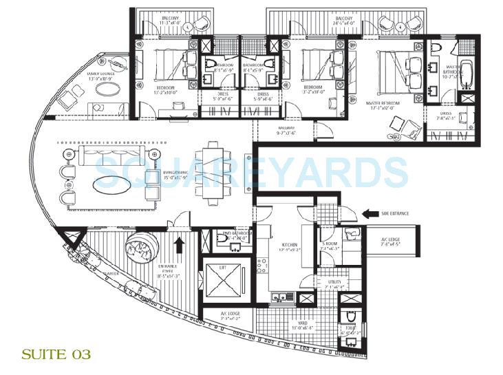 Emaar The Palm Drive-The Sky Terraces — floor plan 1