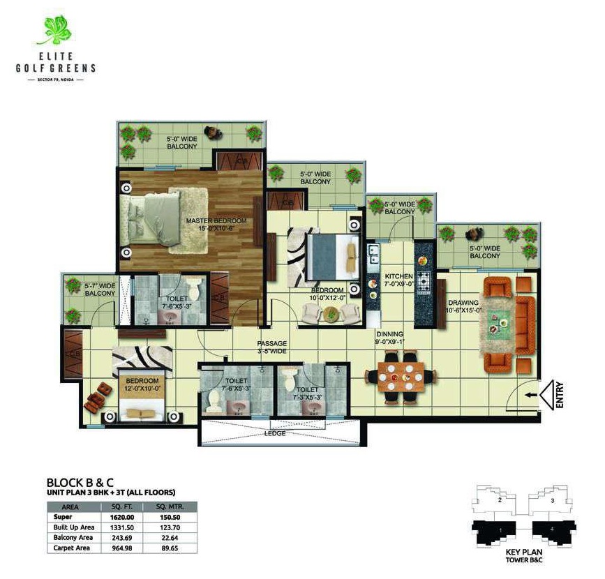 Elite Golf Green — floor plan 5