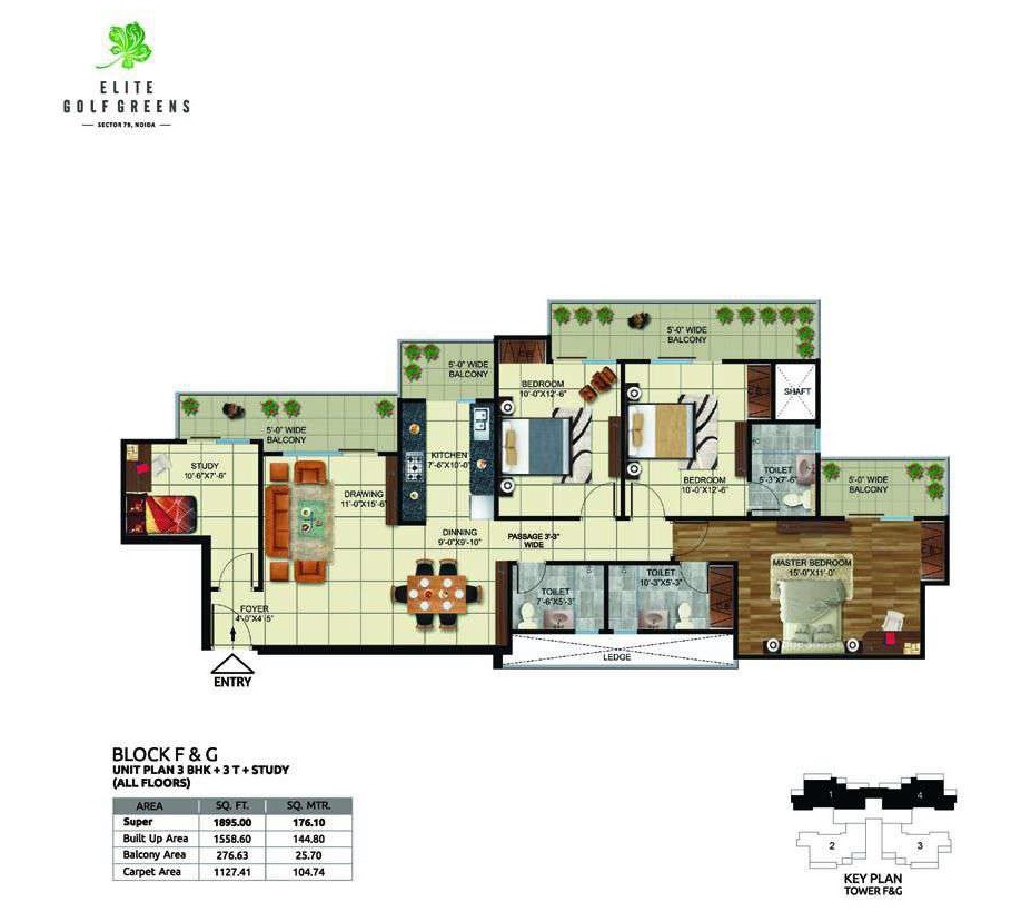 Elite Golf Green — floor plan 7
