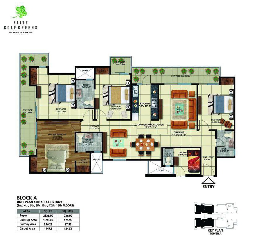 Elite Golf Green — floor plan 11