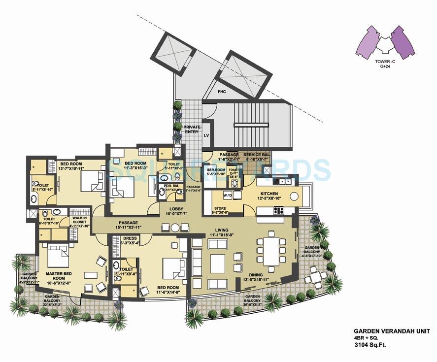 Pioneer Park Presidia — floor plan 7