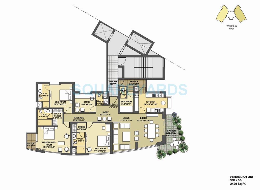 Pioneer Park Presidia — floor plan 1