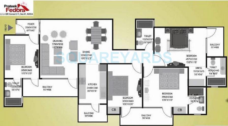 Prateek Fedora — floor plan 8