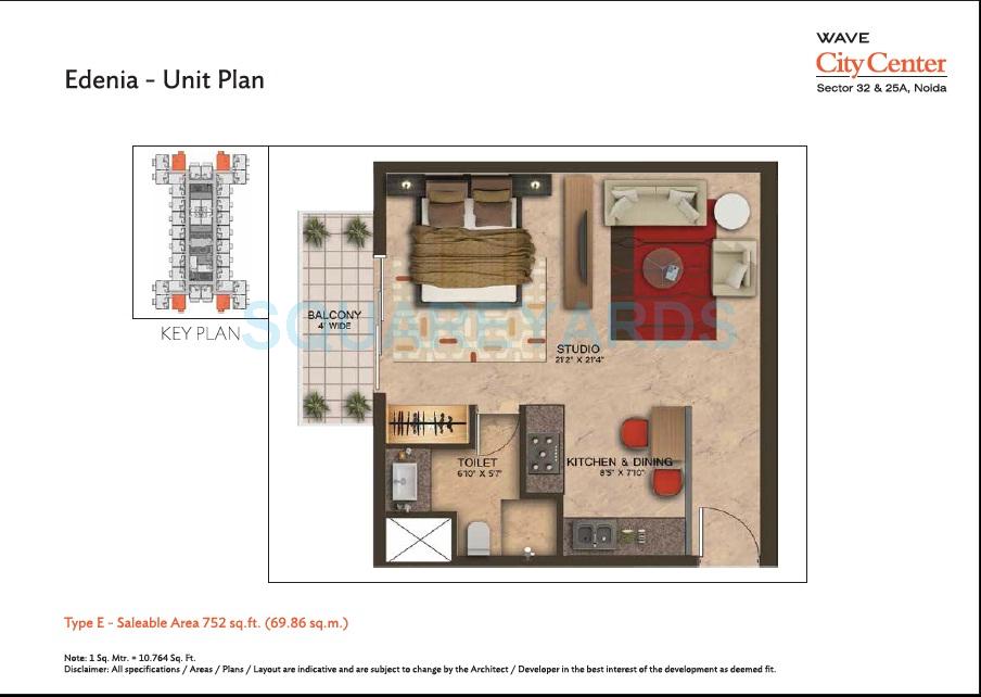 Wave City Center - Edenia — floor plan 5