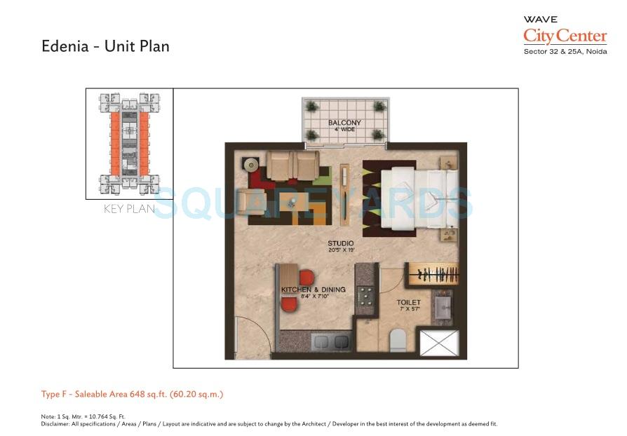 Wave City Center - Edenia — floor plan 6