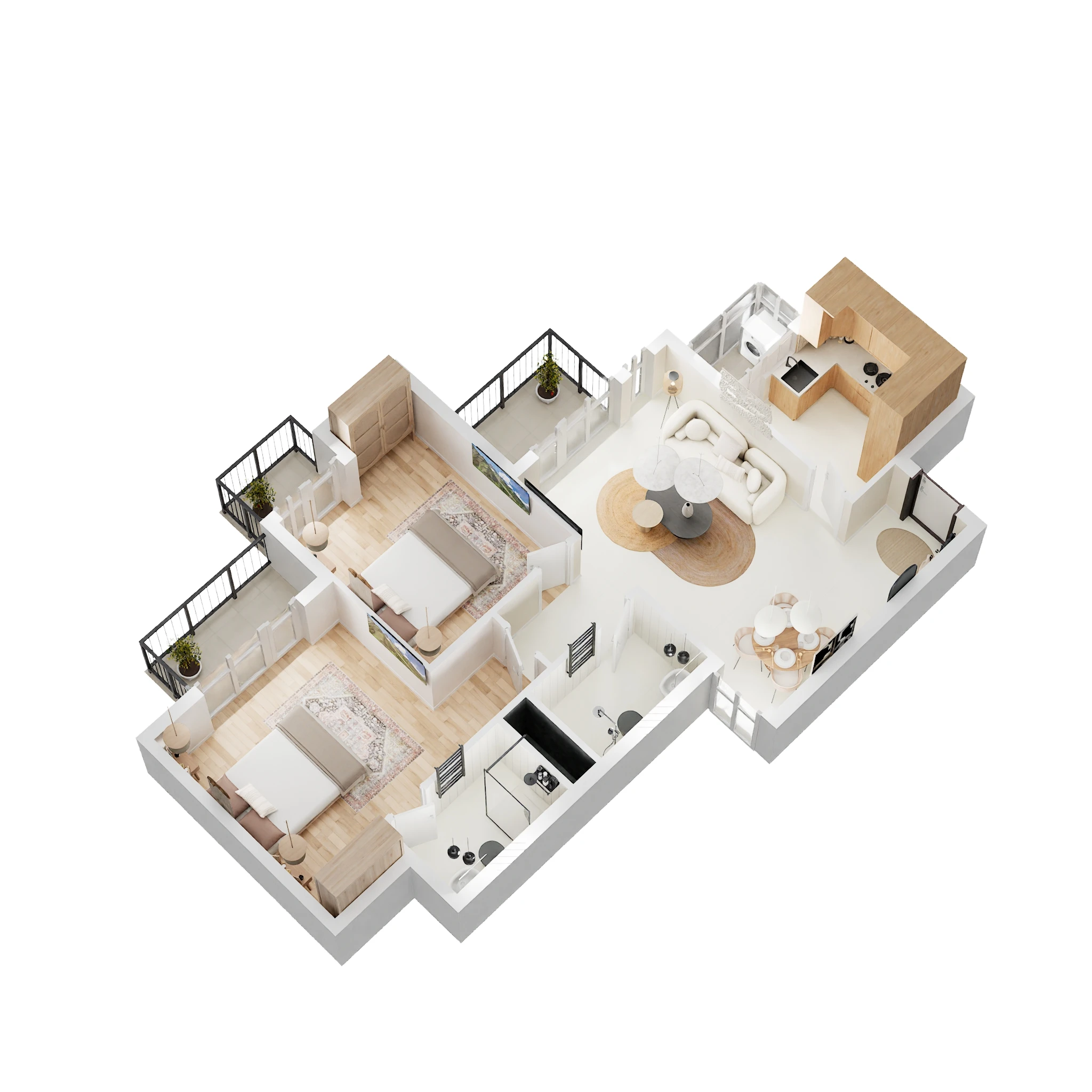 Unnati Fortune Water Front Suites — floor plan 2