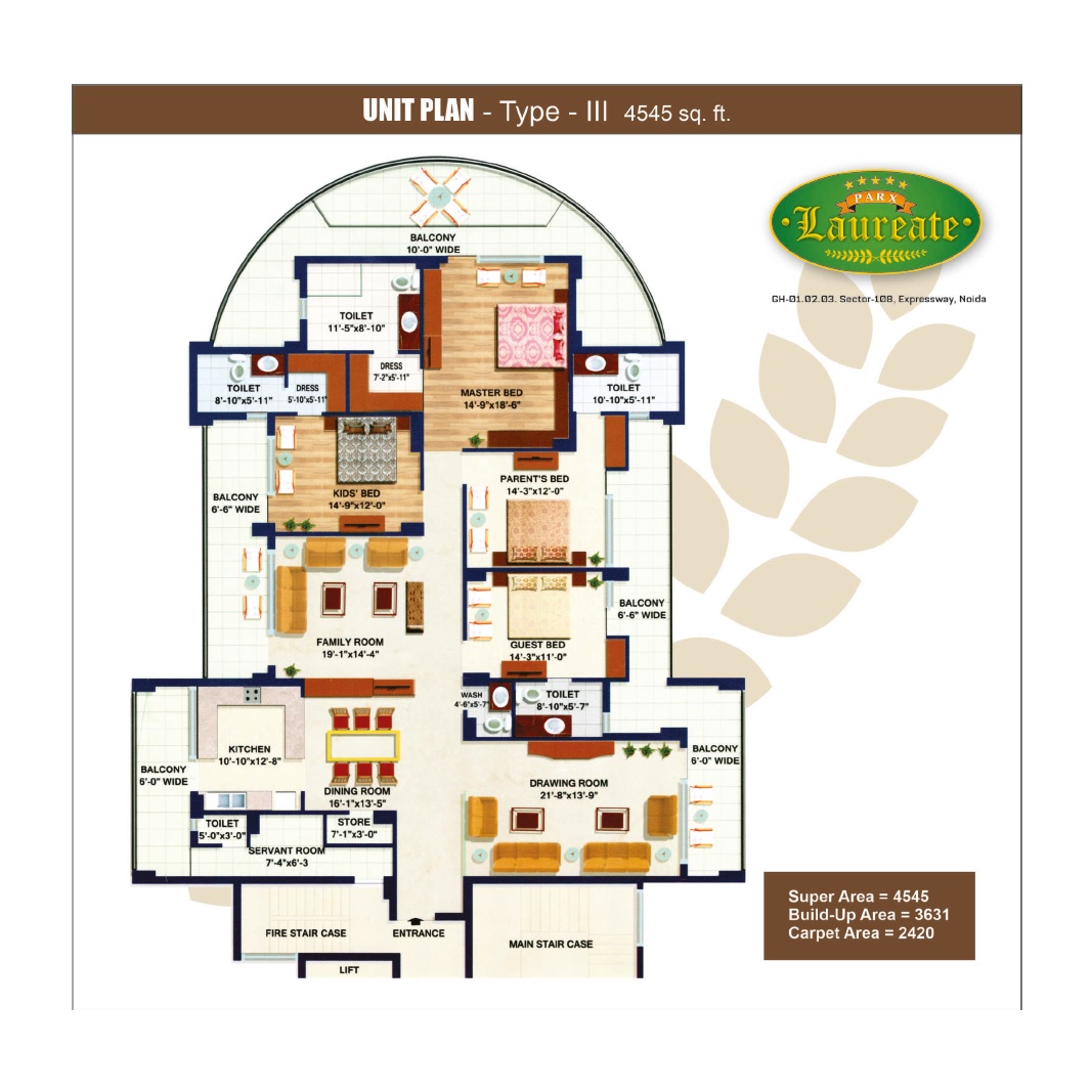 Parx Laureate — floor plan 4
