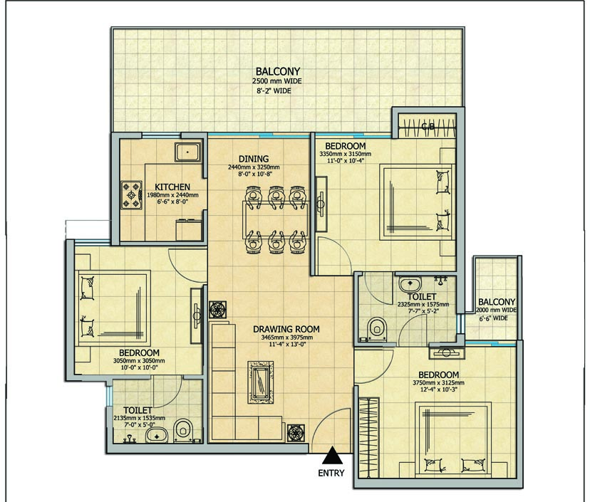 Gaur Atulyam — floor plan 2