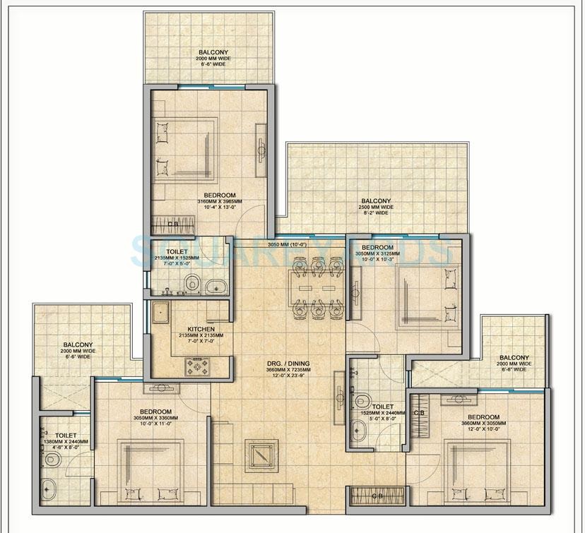 Gaur Atulyam — floor plan 4