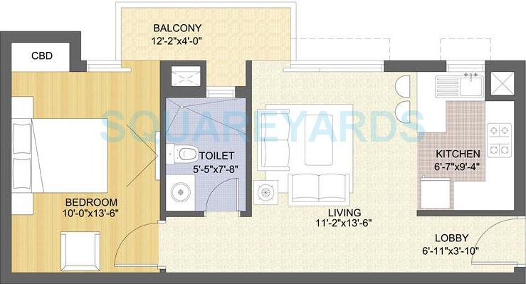 Ansal Sushant Serene Residency — floor plan 1