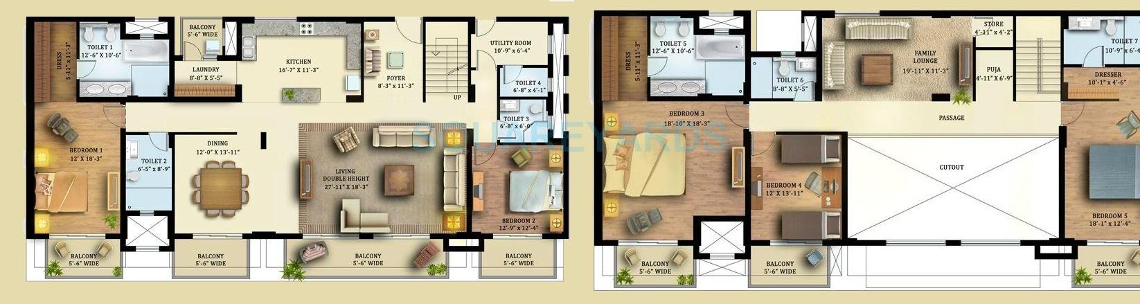 Tata Raheja Raisina Residency — floor plan 5