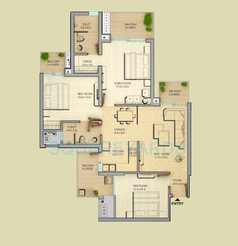 Gaur Saundaryam — floor plan 1