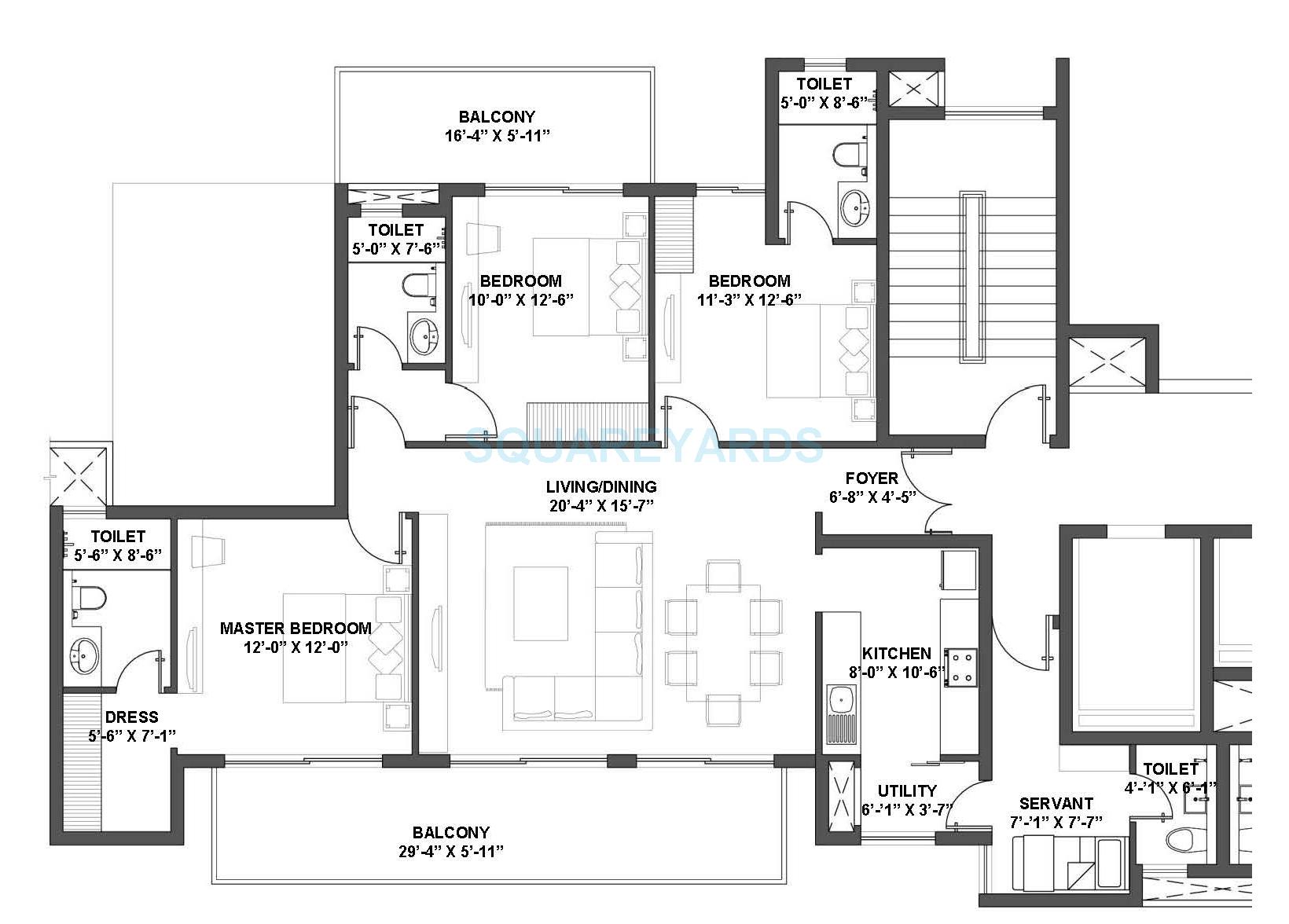 V Square Group Housing Project — floor plan 5