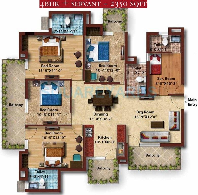 Gold Souk Golf Links — floor plan 2