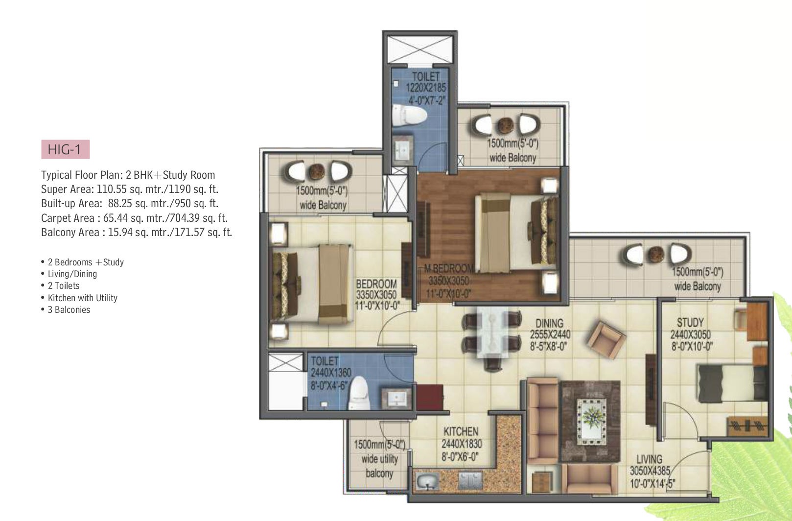 Mahagun Mywoods III — floor plan 5