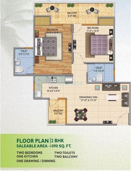 JKG Palm Court — floor plan 1