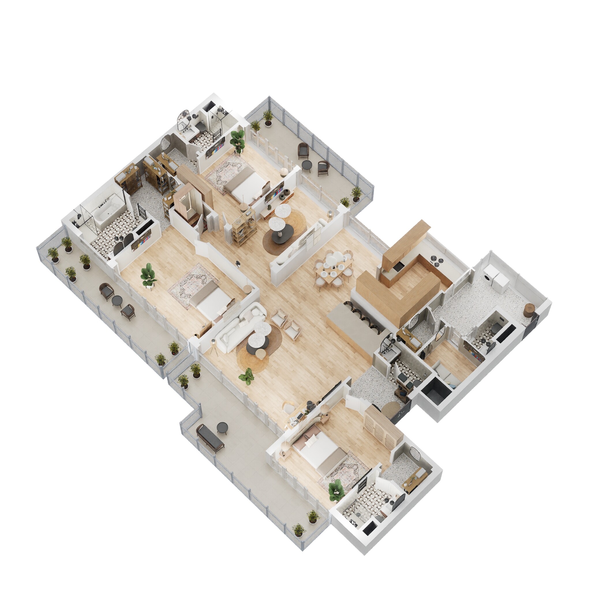 M3M Polo Suites — floor plan 2