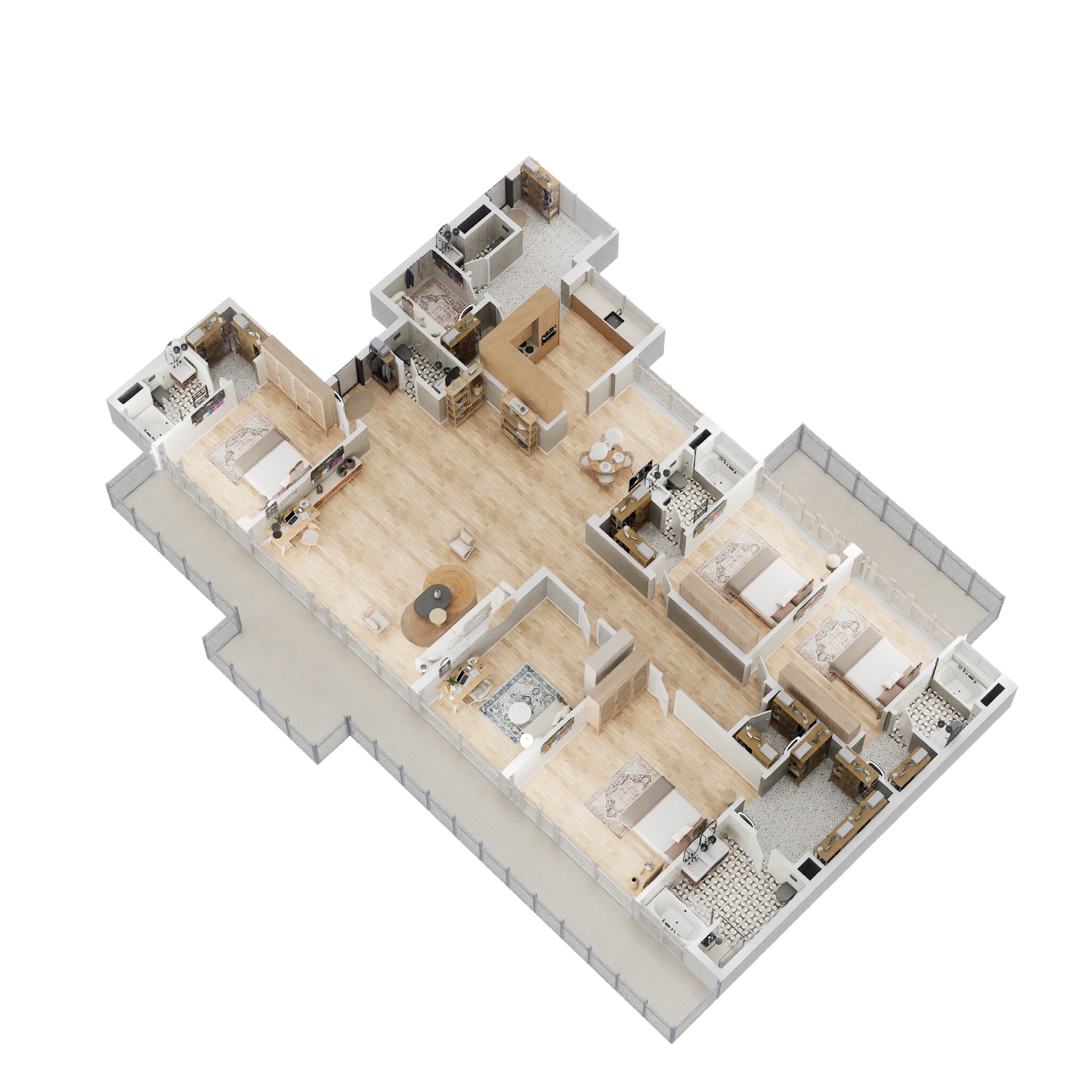 M3M Polo Suites — floor plan 4