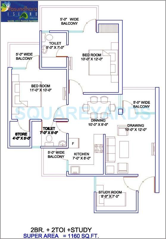 Vasundhara Island — floor plan 3