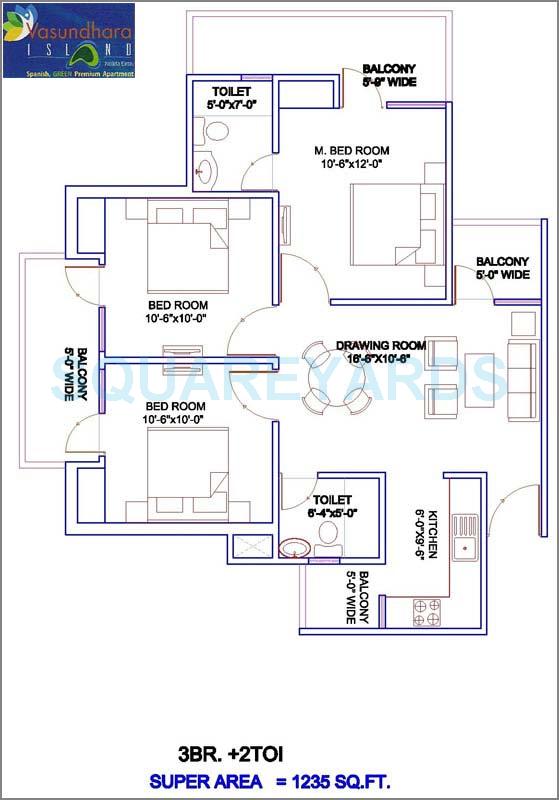 Vasundhara Island — floor plan 5