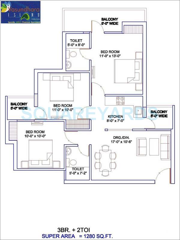 Vasundhara Island — floor plan 6