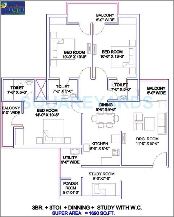 Vasundhara Island — floor plan 11