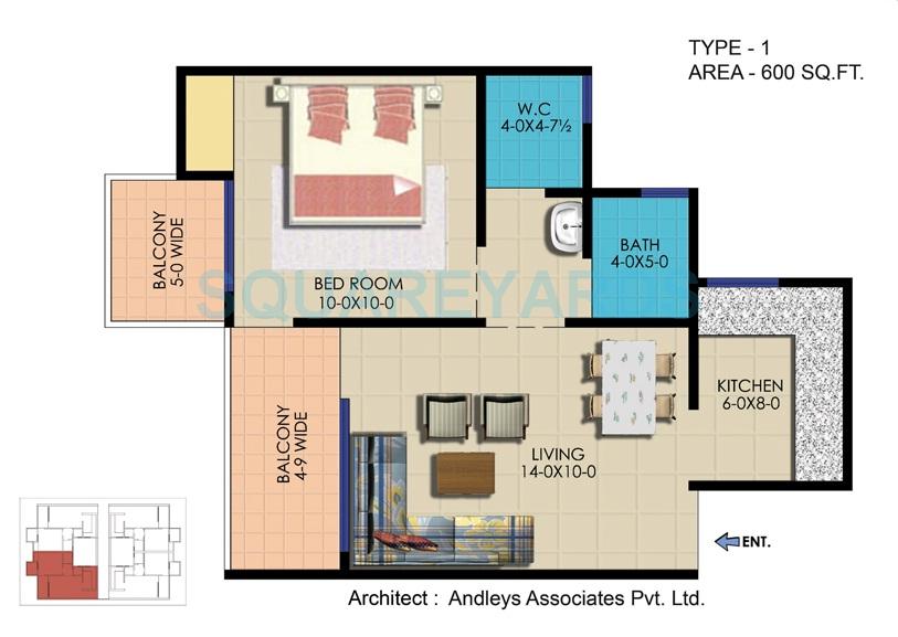 Ekdant Rawal Residency — floor plan 1