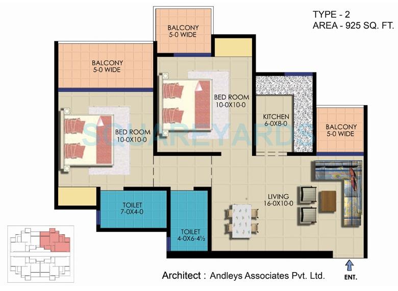 Ekdant Rawal Residency — floor plan 2