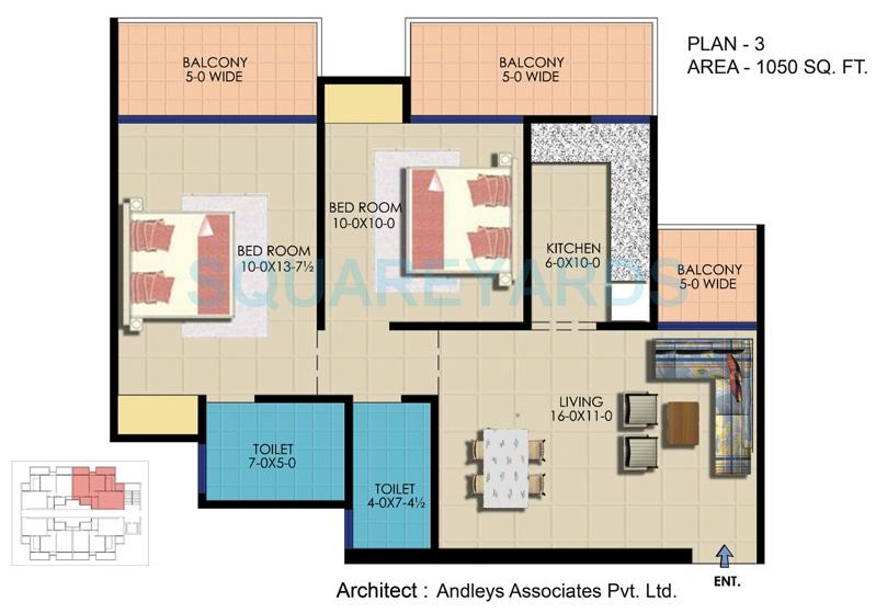 Ekdant Rawal Residency — floor plan 3