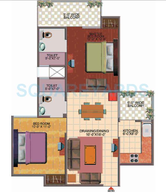 Galaxy North Avenue — floor plan 1