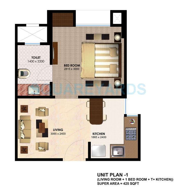 Imperia H2O Residency — floor plan 1