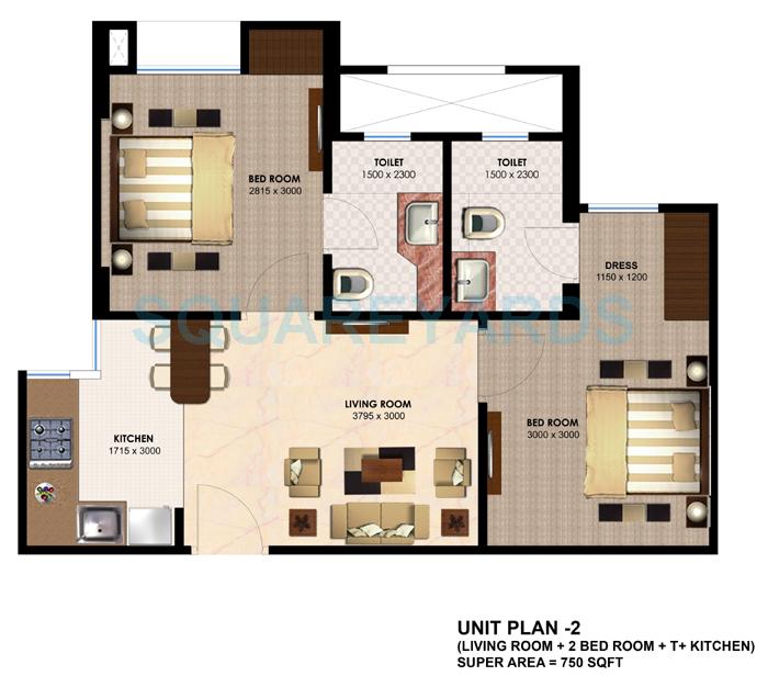 Imperia H2O Residency — floor plan 2