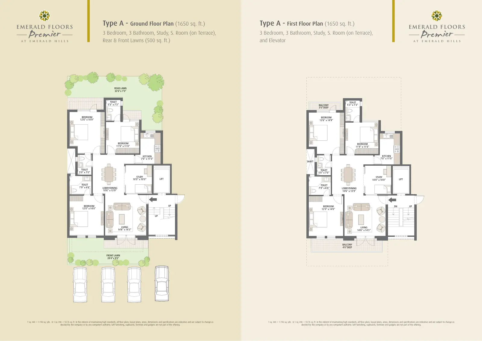 Emaar Emerald Floors — floor plan 2