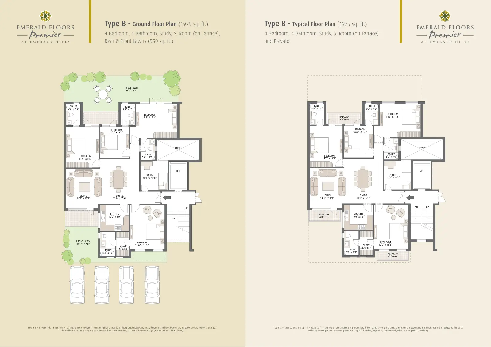 Emaar Emerald Floors — floor plan 4