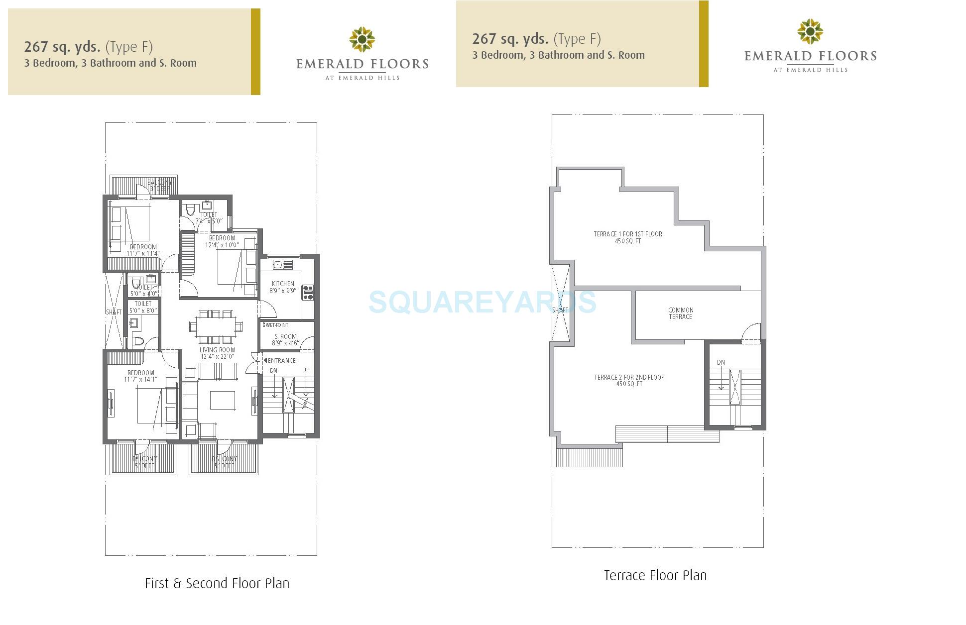 Emaar Emerald Floors — floor plan 7