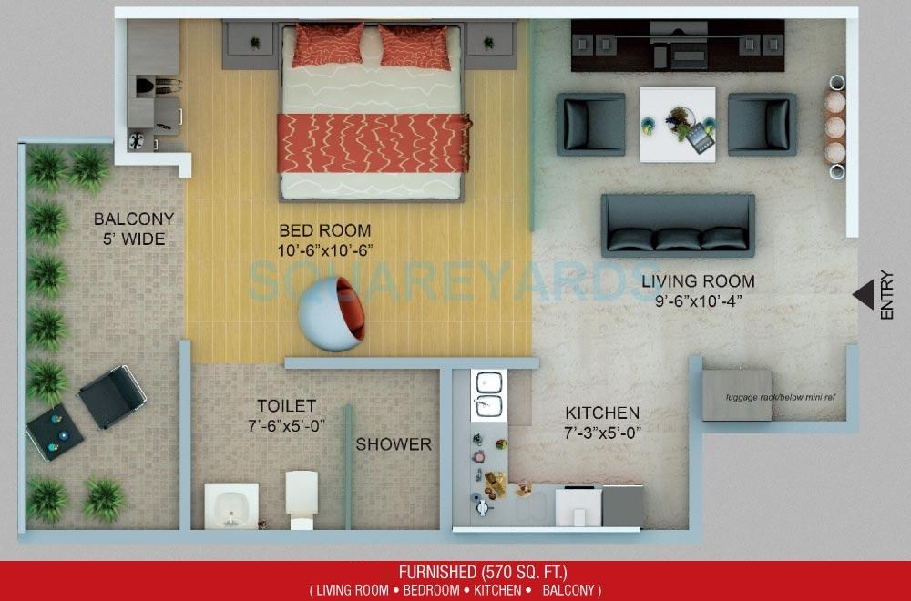 NCR Auriel Towne — floor plan 1