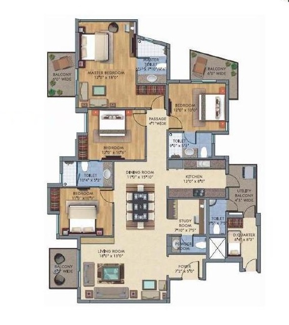 Silverglades The Melia — floor plan 5