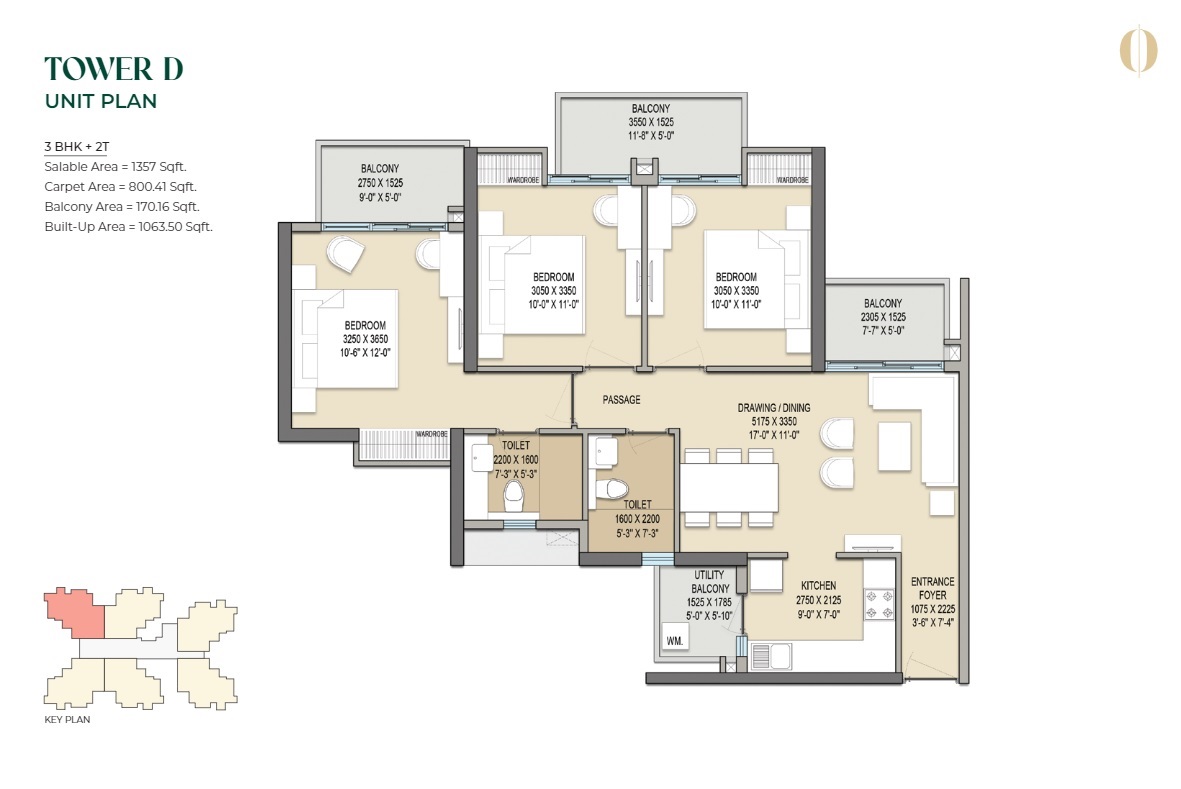 Sam Palm Olympia — floor plan 3