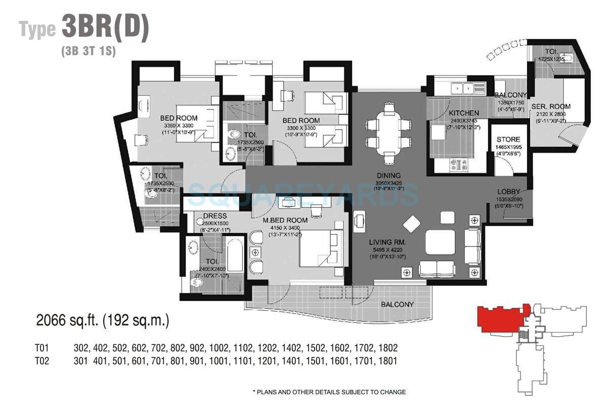 Unitech Escape — floor plan 2