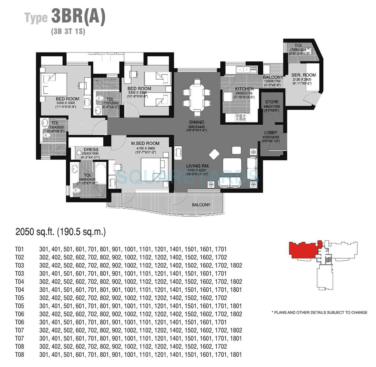 Unitech Escape — floor plan 3