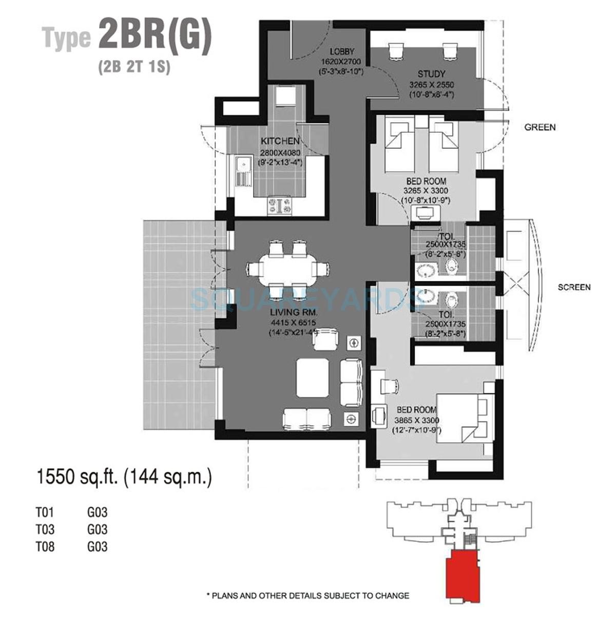 Unitech Escape — floor plan 1