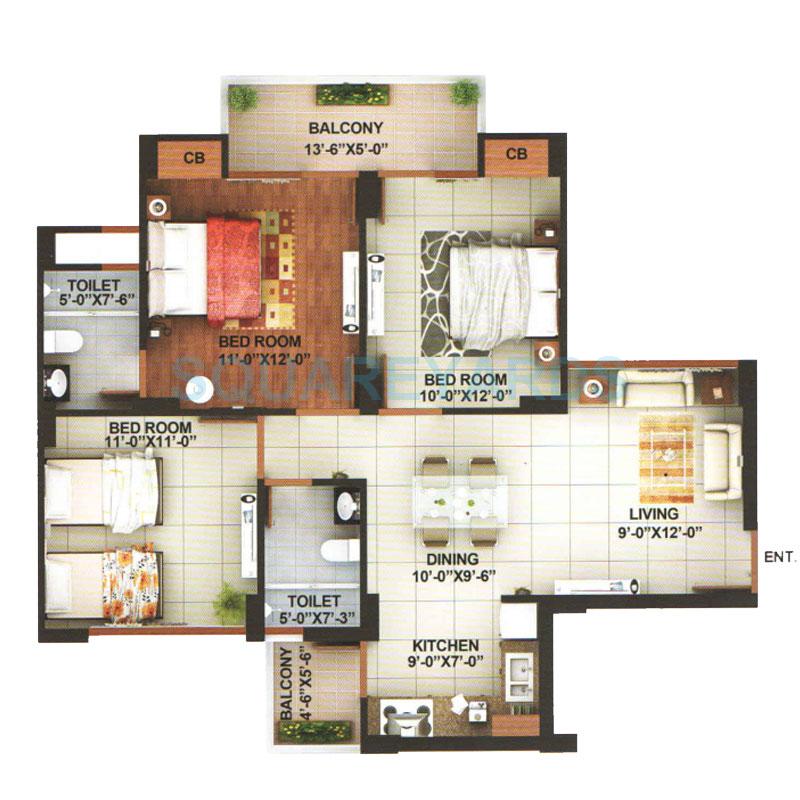 Addela Raj Residency — floor plan 2