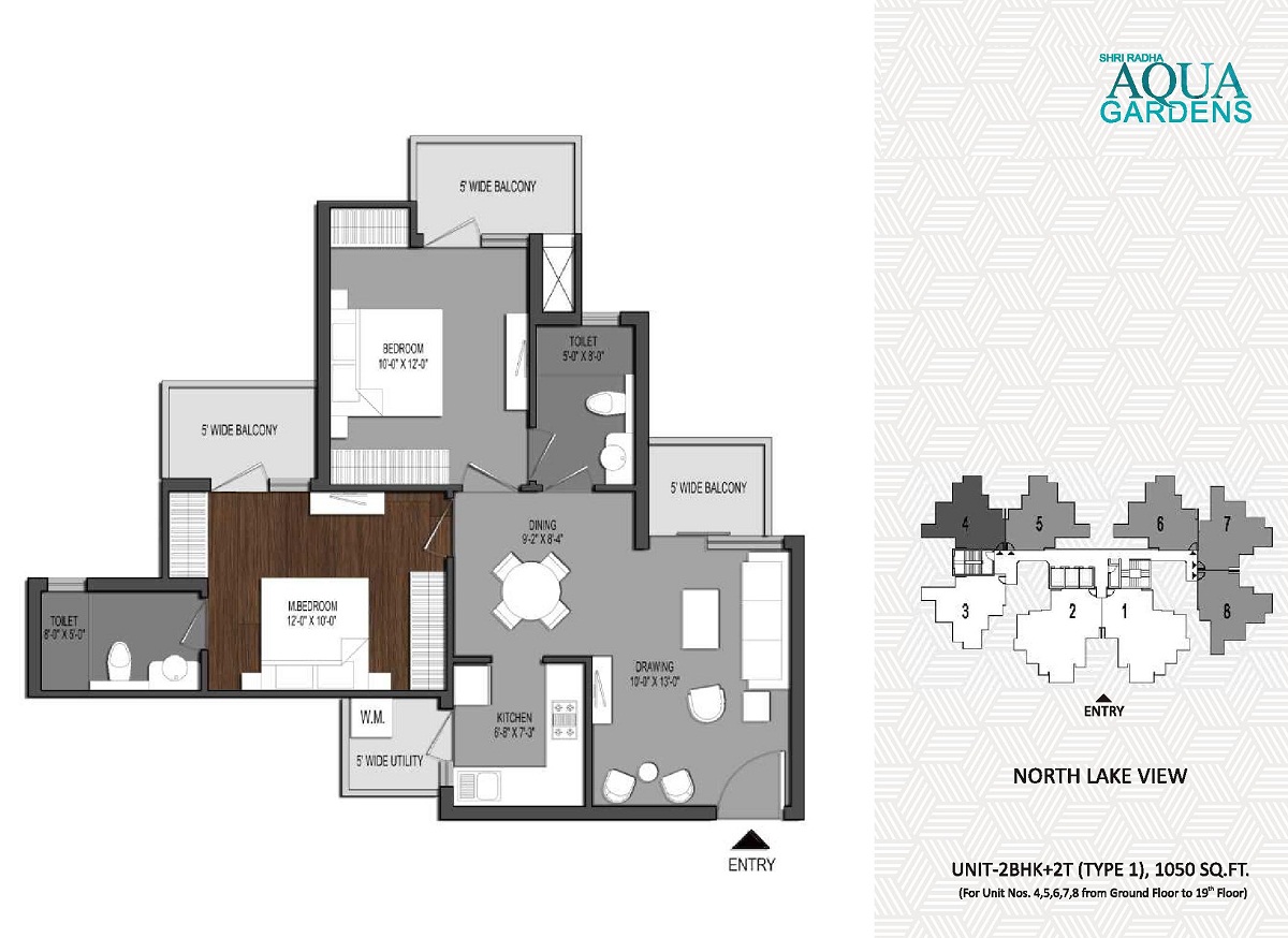 Shri Radha Aqua Garden — floor plan 1