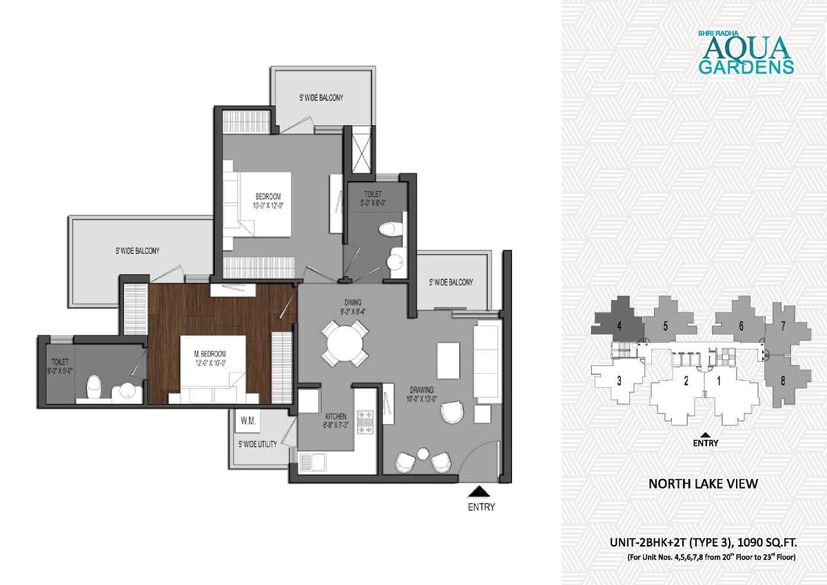 Shri Radha Aqua Garden — floor plan 2