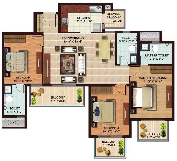 AIPL Zen Residences — floor plan 2