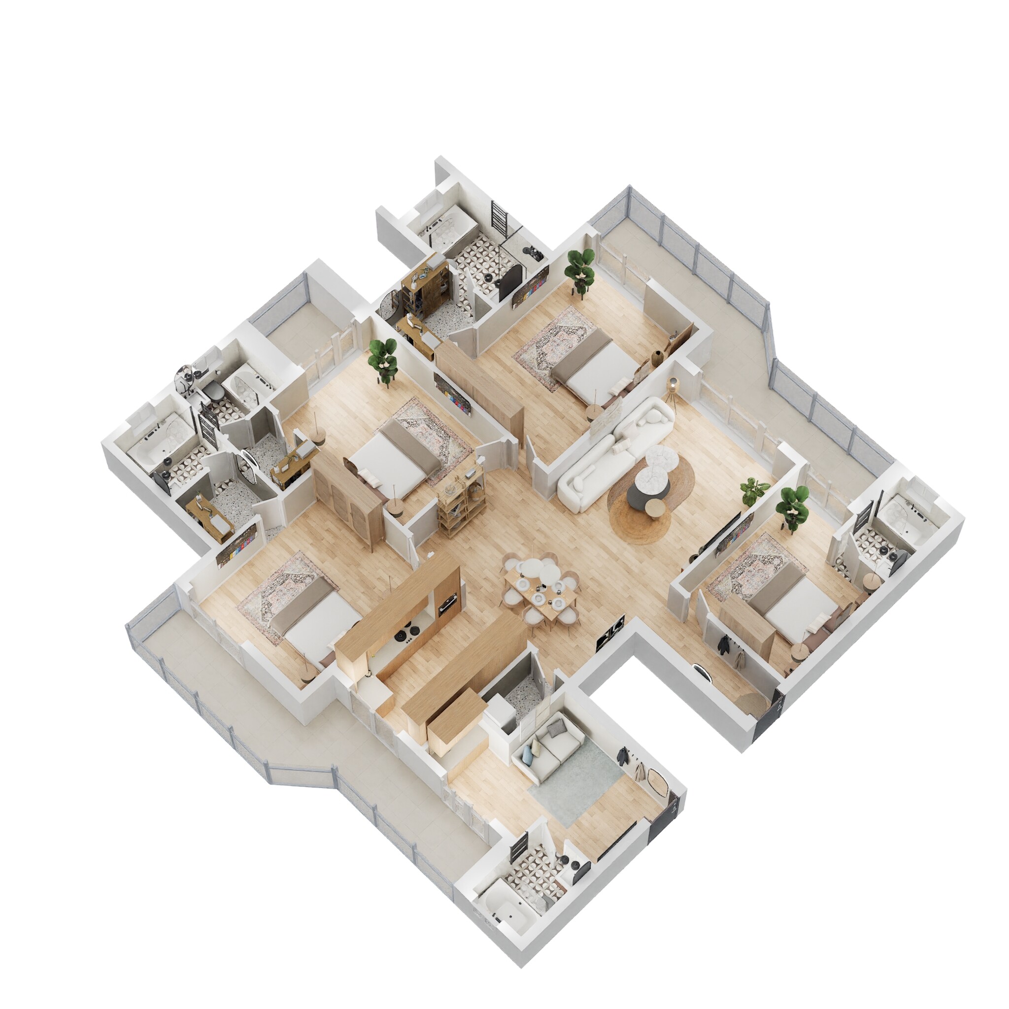 Indiabulls Gulmohar Avenue — floor plan 6