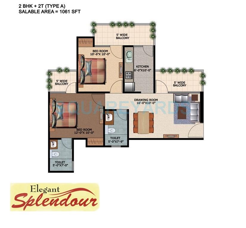 Elegant Splendour — floor plan 1