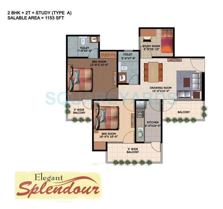 Elegant Splendour — floor plan 2